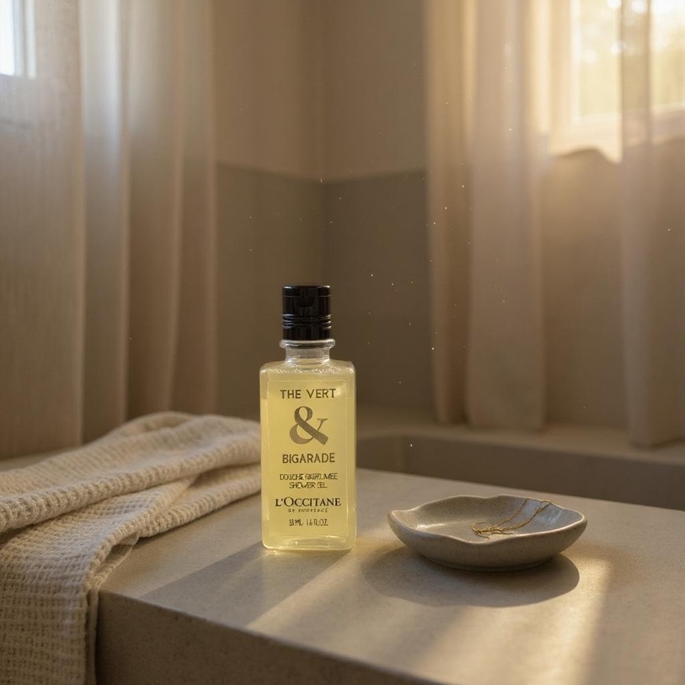 L'OCCITANE The Vert & Bigarade Shower Gel - Green and Black - Picture 2 of 2